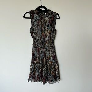 Silk Mini Dress- Rebecca Taylor size 4